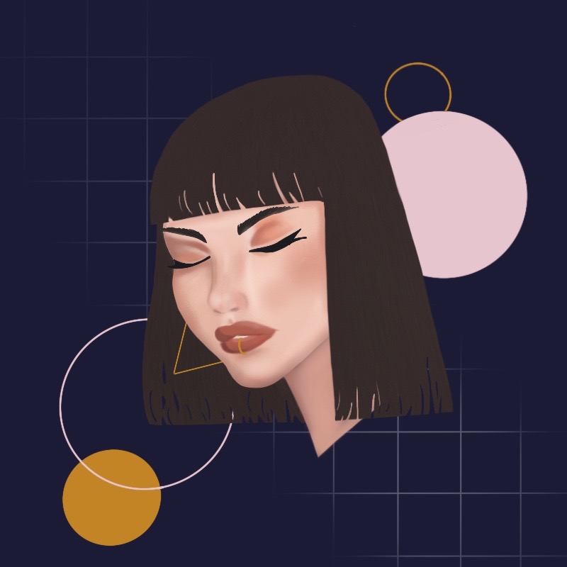 Geometric portrait