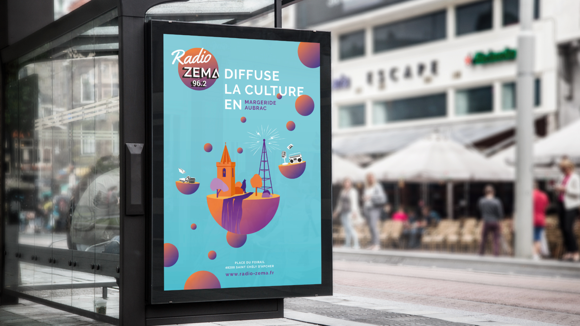 Affiche Radio ZEMA